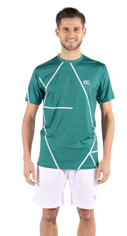 ONCOURT Tennis T-shirt Performance Tee Gravel 1 green Men's